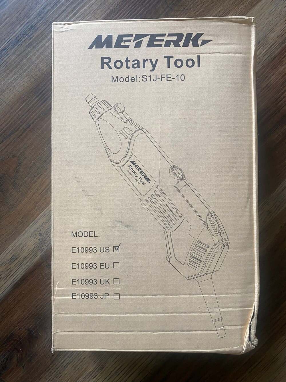 Meterk Rotary Tool Model S1J-FE-10 with Case and Accessories